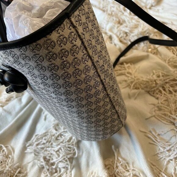 Anine Bing Mini Taylor Tote Monogram Canvas Bucket Bag NEW - Picture 7 of 8